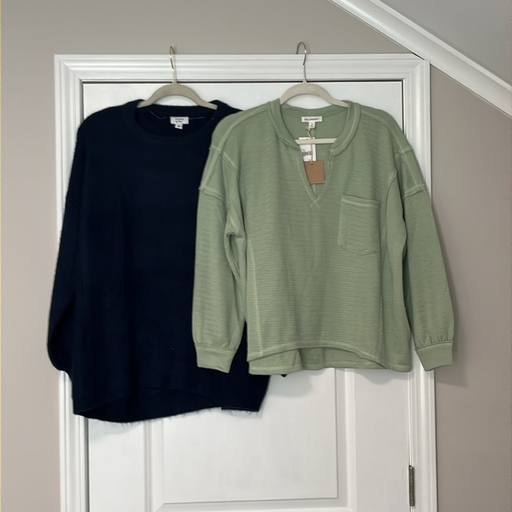 Sweater bundle. Both size small with tags.